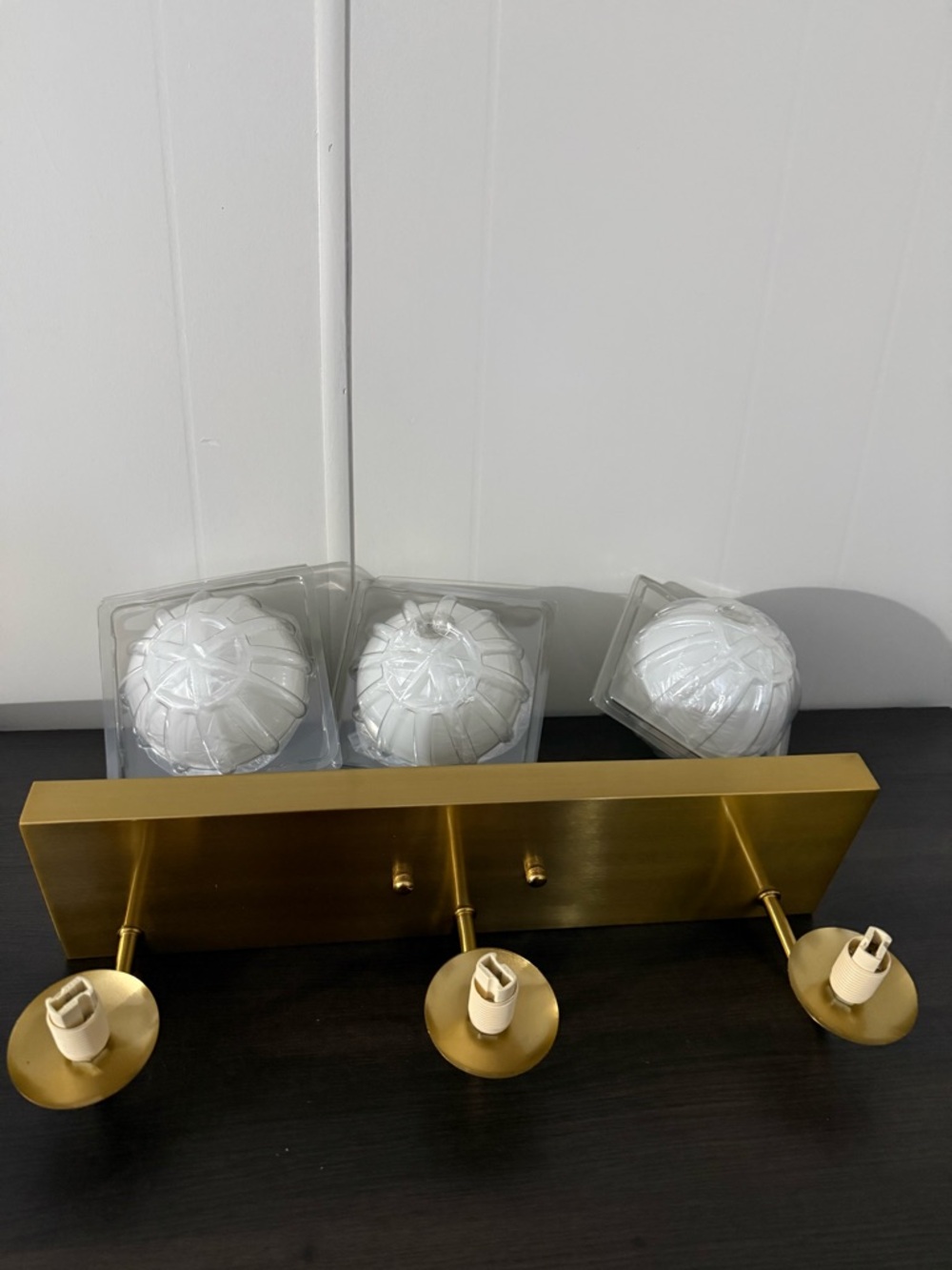 Bathroom Gold 3-Light Wall Sconce Vanity Light